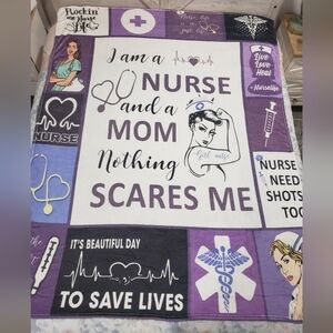 94- Motivational Blanket For A Nurse NWT